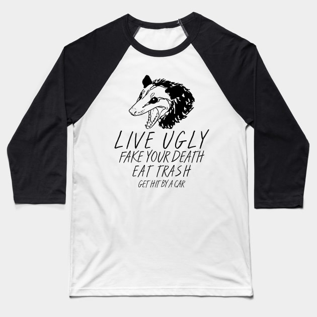 OPOSSUM QUOTES Baseball T-Shirt by giovanniiiii